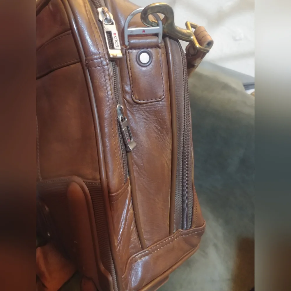 Solo Brown Leather Men's Bag